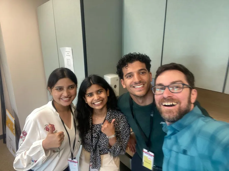Dr. Aditi Pajiyar with members of the psychiatry team at St. Elizabeths Hospital